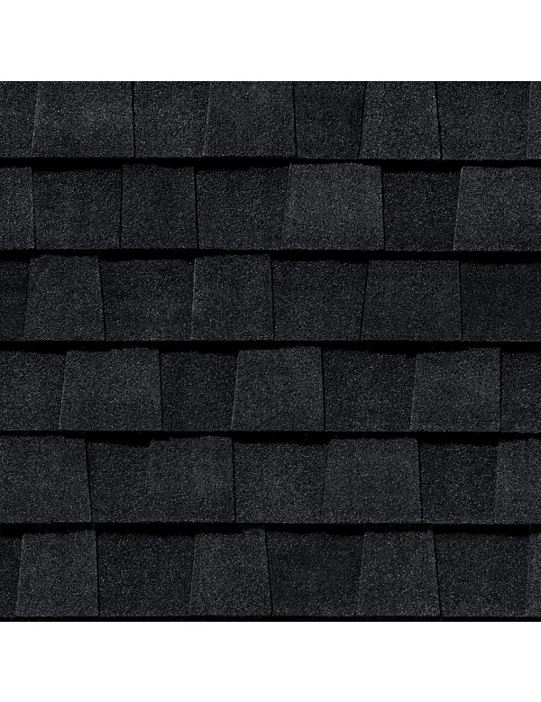 CertainTeed Landmark Cinder Black shingle color