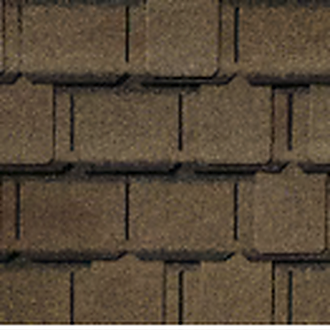 GAF Camelot II Barkwood shingle color